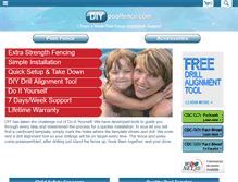 Tablet Screenshot of diypoolfence.com